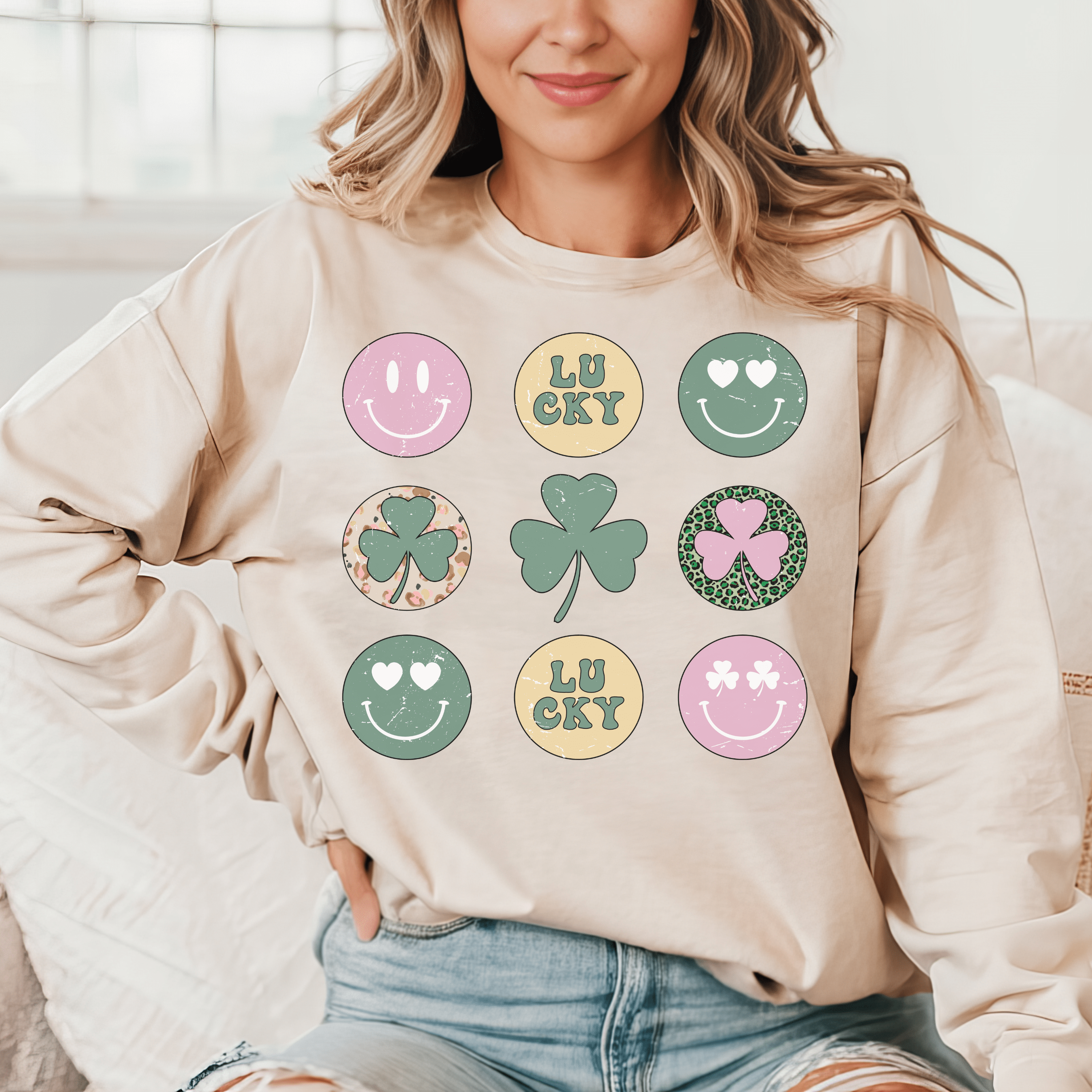 St Patricks Retro Sweatshirt