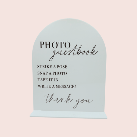 Photo Guest Book Sign