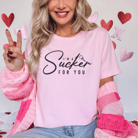 Sucker for you pink T-Shirt