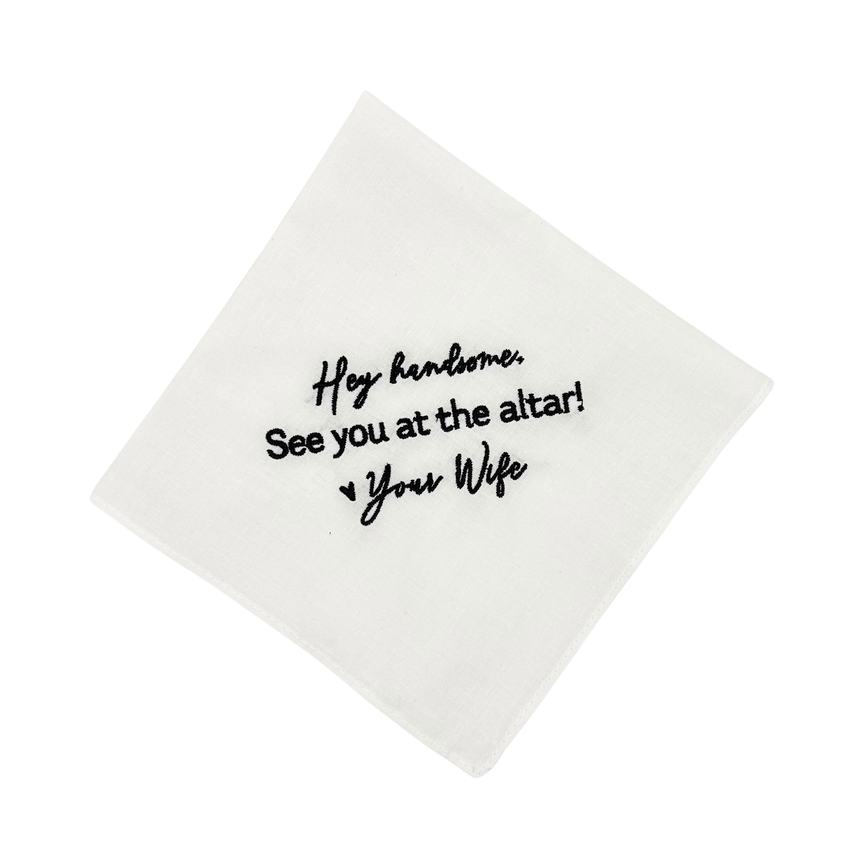 Groom Handkerchief Love Note